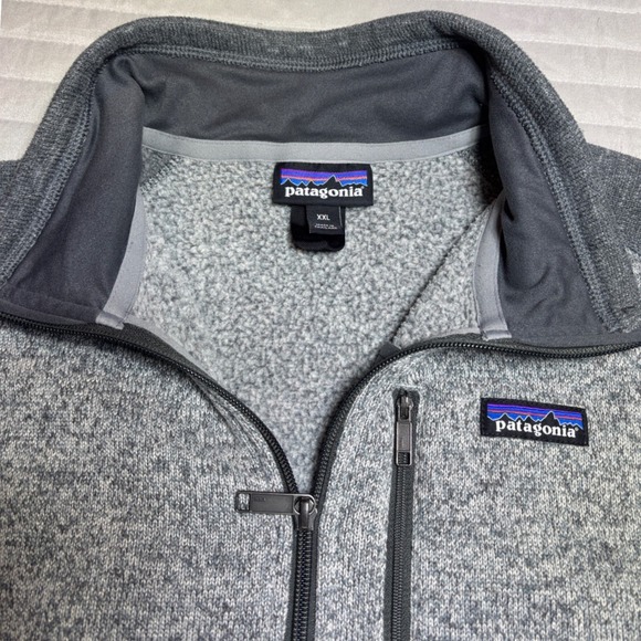 Patagonia Men's Better Sweater® 1/4-Zip Fleece Stonewash Gray Size XXL - Picture 4 of 11